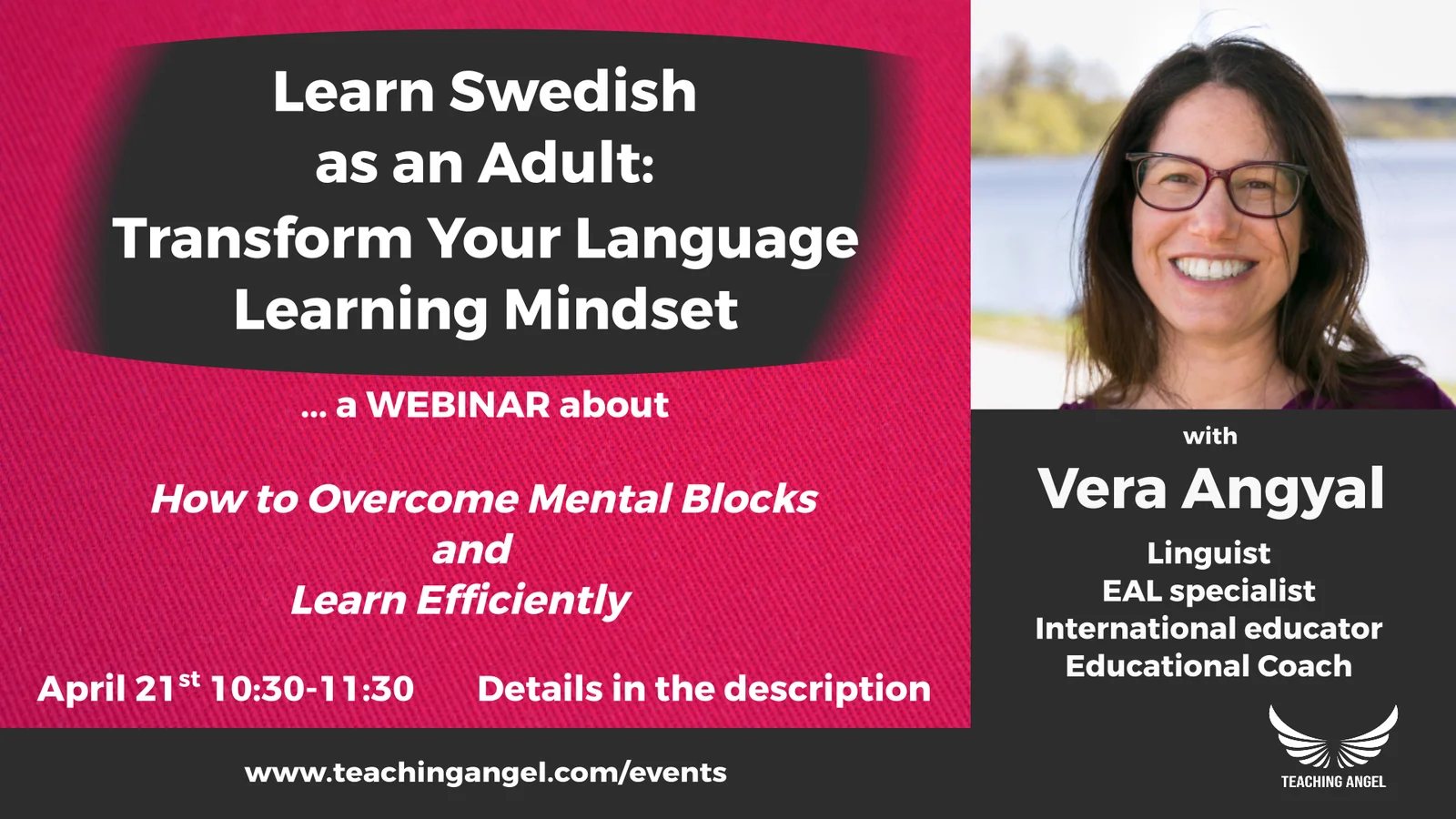 Learn Swedish as an Adult: Transform Your Language Learning Mindset (Webinar) 2023 April
