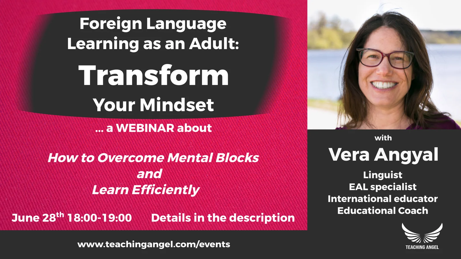 Foreign Language Learning as an Adult: Transform Your Mindset (Webinar) 2023 June
